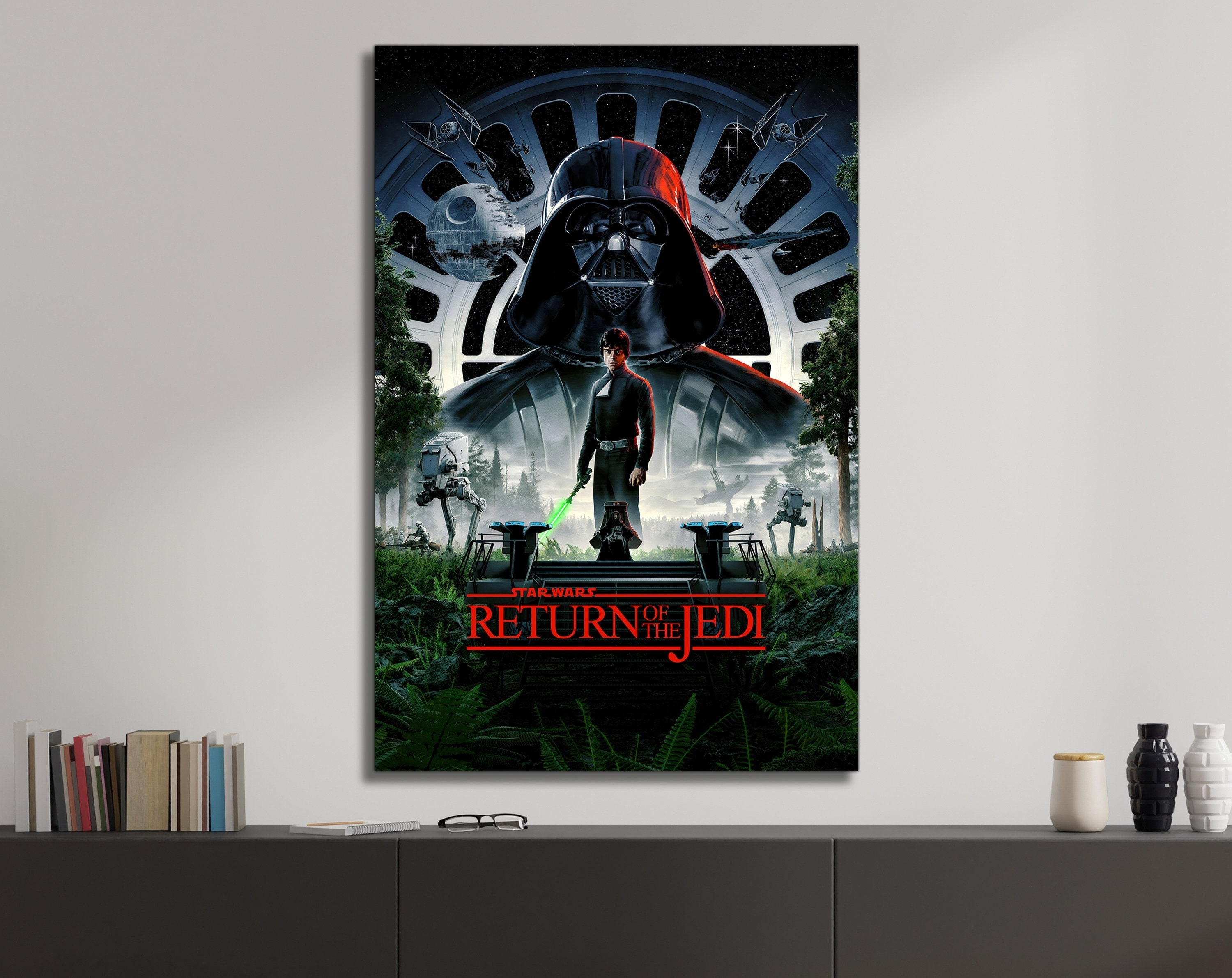 STar Wars Return of the Jedi 40th Anniversary Movie Poster All Over Print  Shirt - ReproTees - The Home of Vintage Retro and Custom T-Shirts!