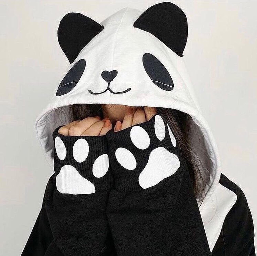 Cute Panda Hoodie I Valentines Day Gift I Happy Mother Day - Etsy