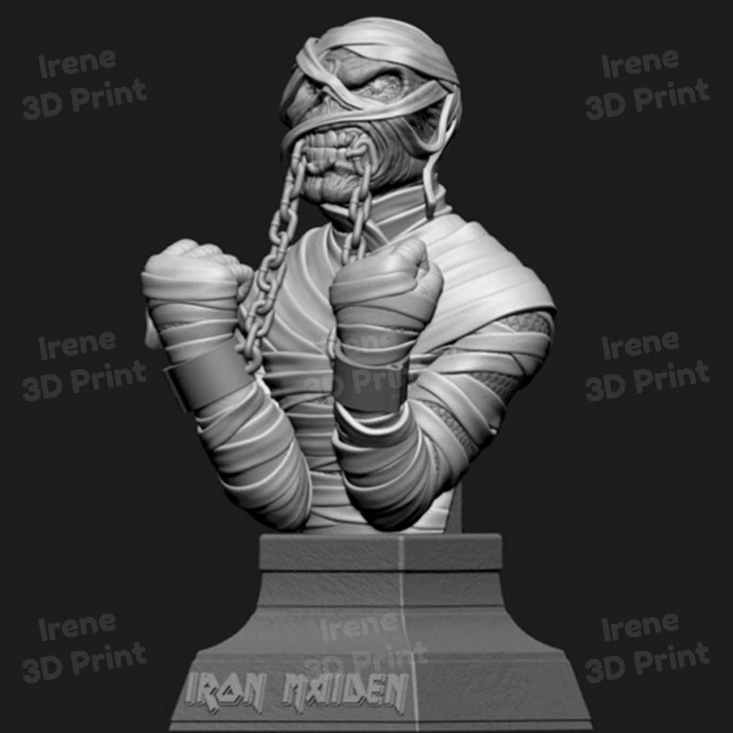 Eddie iron maiden 3D Prints STL File - Etsy Nederland