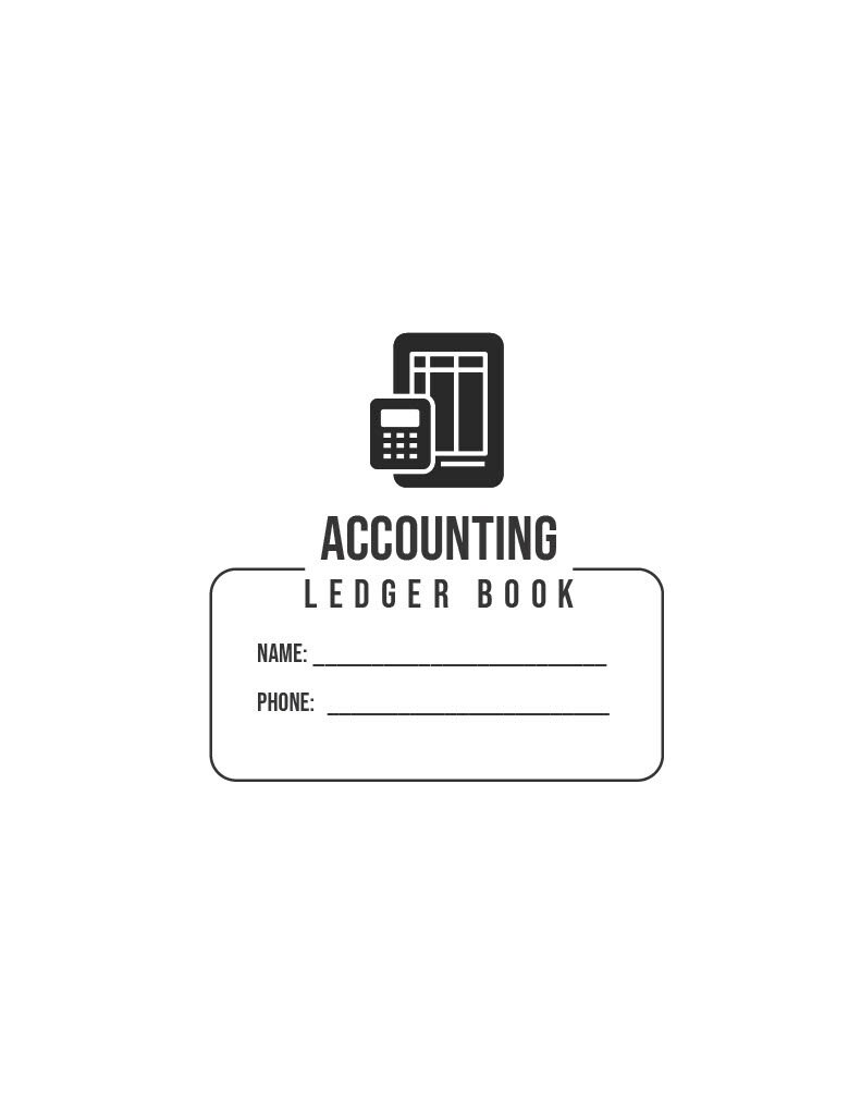 Printable Accounting Ledger Basic Ledger Accounting Bookkeeping Small