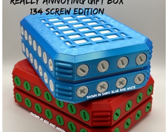 Really annoying gift box - 134 screws edition