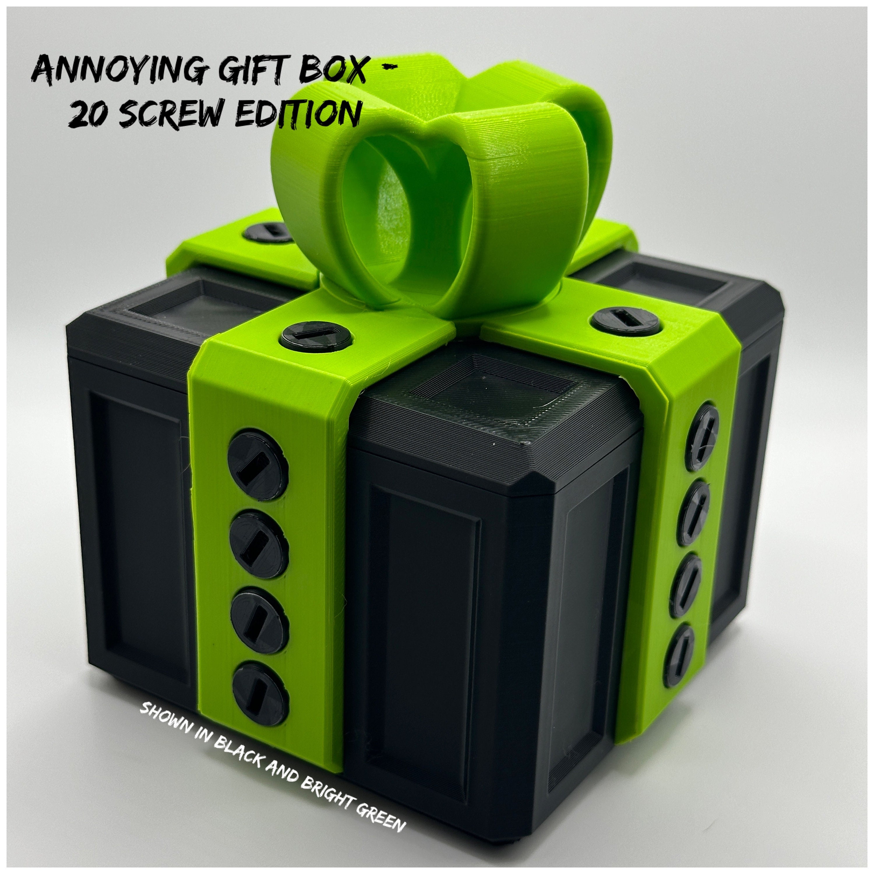 Annoying Gift Box - 20 Screw Edition - Etsy