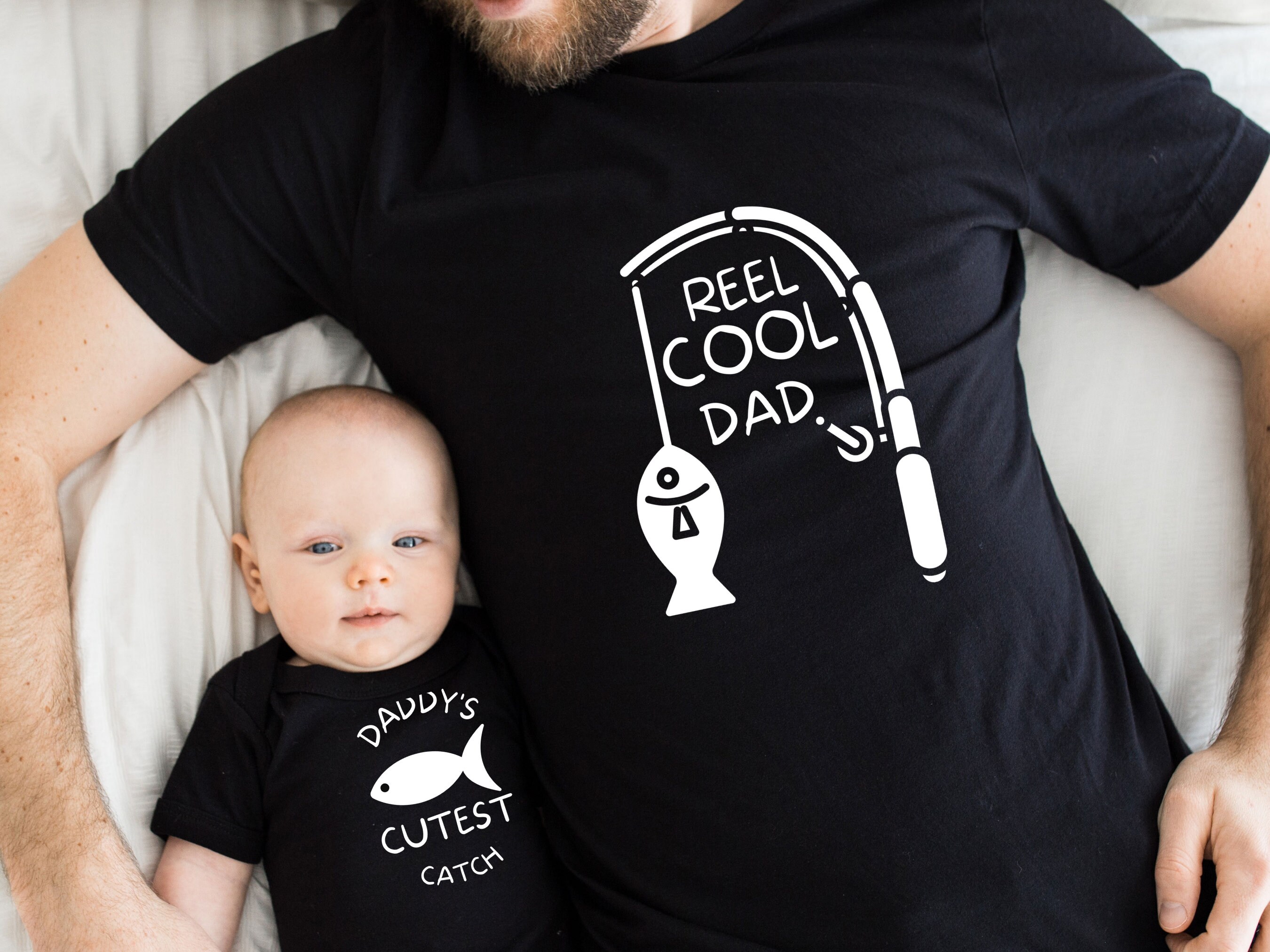 Reel Cool Dad Fathers Day Tshirt | Happy Fathers Day