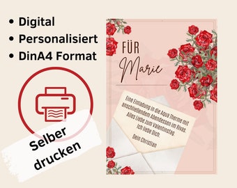 Gutschein Valentinstag I Valentinstagsgeschenk digital I Digitaler Gutschein Valentinstag I Valentinstagsgeschenk für sie und ihn