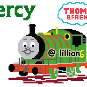 PDF Thomas & FRIENDS ~ PERCY Counted Cross Stitch Pattern Chart