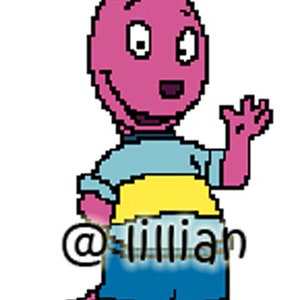 PDF 5 Sets BACKYARDIGANS Austin Pablo Tasha Tyrone Uniqua Counted Cross ...