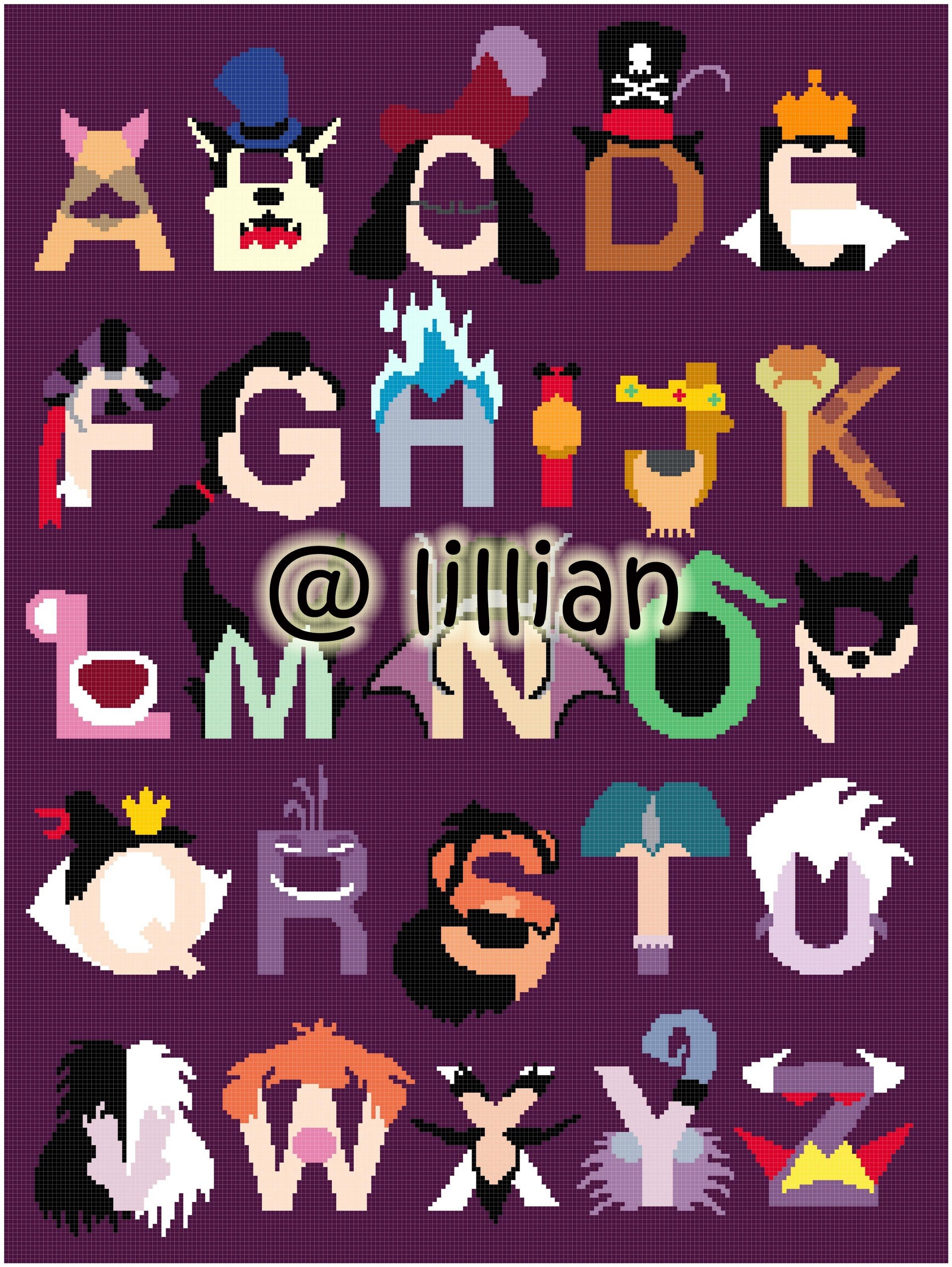 Villain Letter Abc Costume Boys Matching Evil Alphabet Lore -  Finland