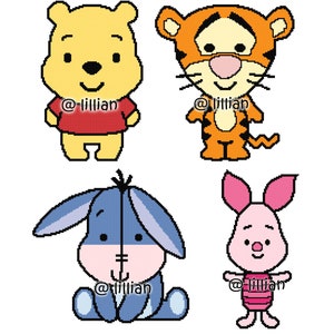 I LOVE YOU Sooooo MUCH With Tigger and Eeyore Cross