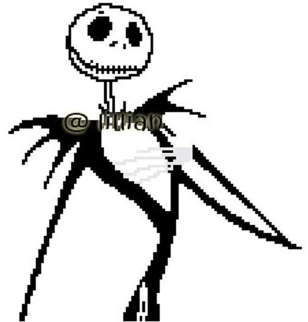 PDF the NIGHTMARE Before Christmas Potrait P Counted Cross Stitch ...