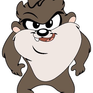 PDF Baby TAZ Counted Cross Stitch Pattern Chart