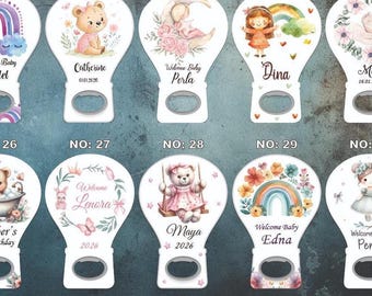 Personalized Balloon Opener, Baby Shower, First Communion Gift