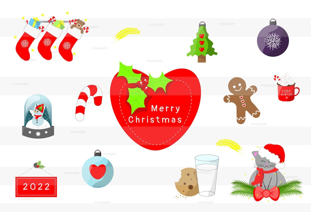 Christmas Clipart Santa Clip Art Letter to Santa Christmas - Etsy