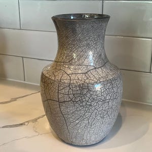 Large Raku Vase