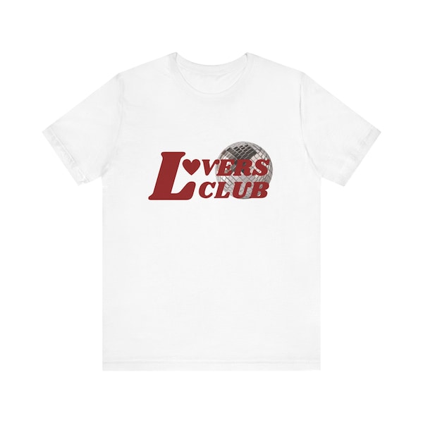 Lovers Club T-shirt, Unisex, Nial Horan, Y2k, Gift for her, fangirl, Merch Nial, Lover, Discoball, Girly, Trendy, Gift for best friend, love