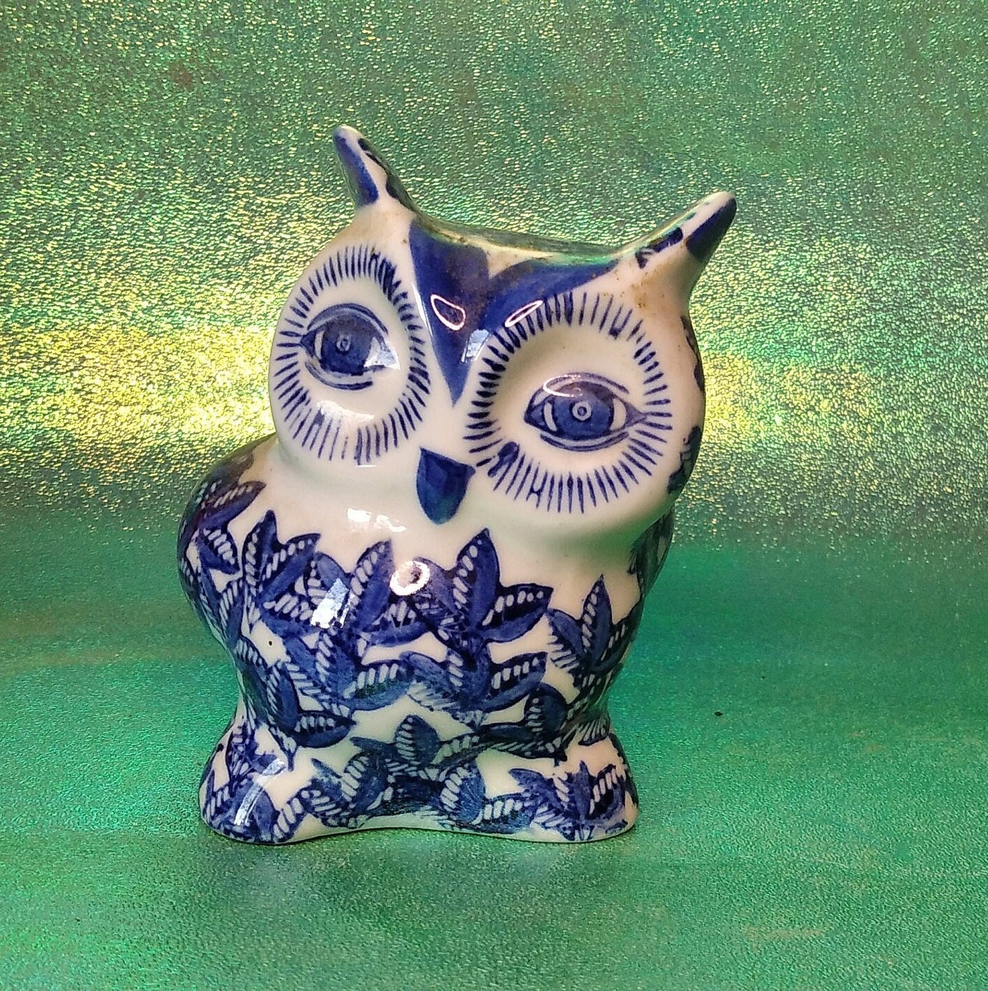 Céramique Hibou Style Rhénan