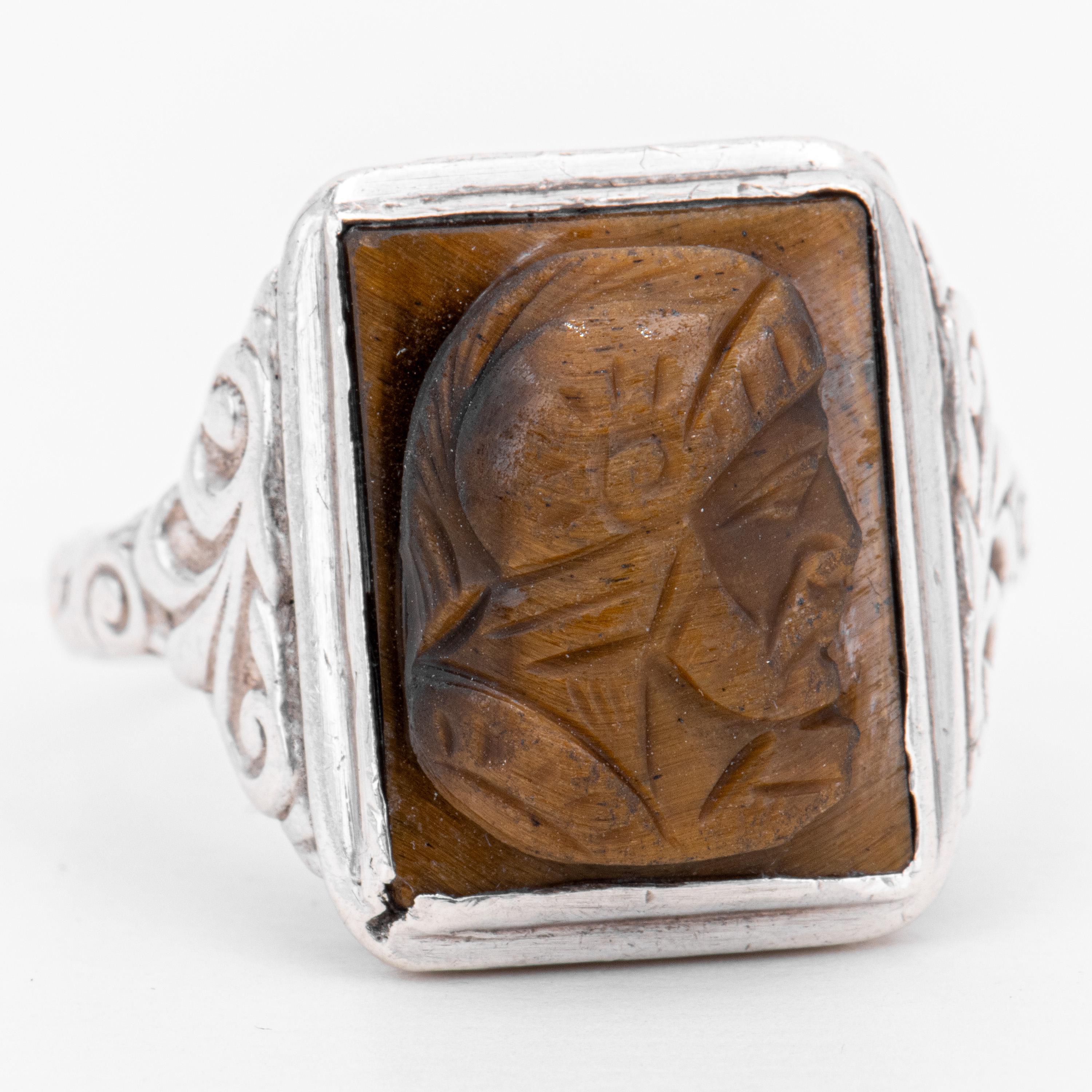 Antique soldier ring France