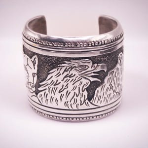 NAVAJO ナバホ Picture Jasper 7連バングル 925