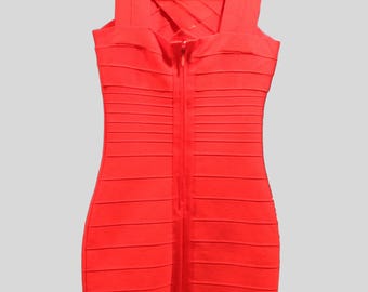 french connection bandage dress red Pink Dress French Connection Bandage Clearance French Connection Red  Bandage Dress French