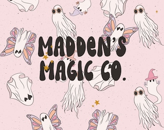 Halloween Musterdesign, Boho Gespenster
