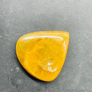Natural Green Opal Stone, Polished Rounded Triangle Gemstone, Custom Jewelry Supply, Wire Wrap Component,