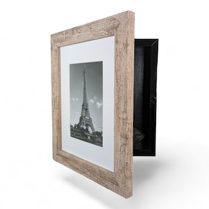 Concealment Picture Frame, 8x10, 5x7, Natural, Secret Storage