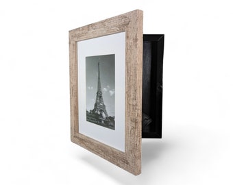 Concealment Picture Frame, 8x10, 5x7, Natural, Secret Storage
