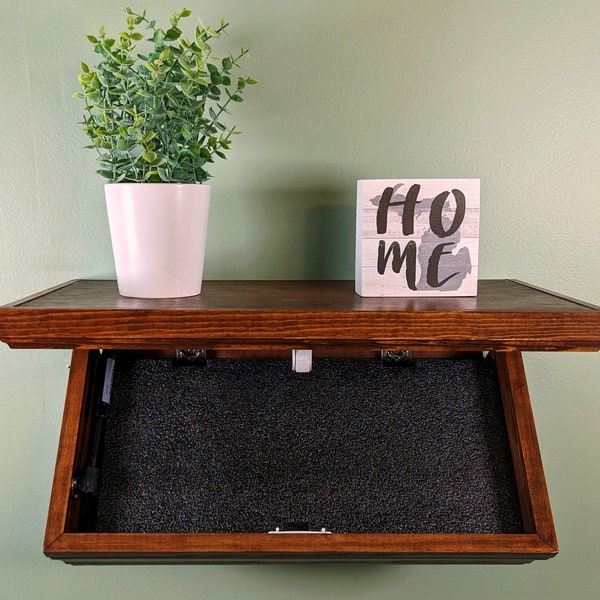 Floating Concealment Shelf