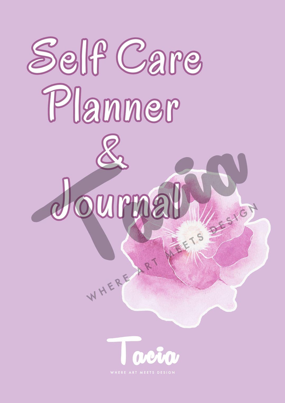 30 Day Self Care Printable Planner - Etsy