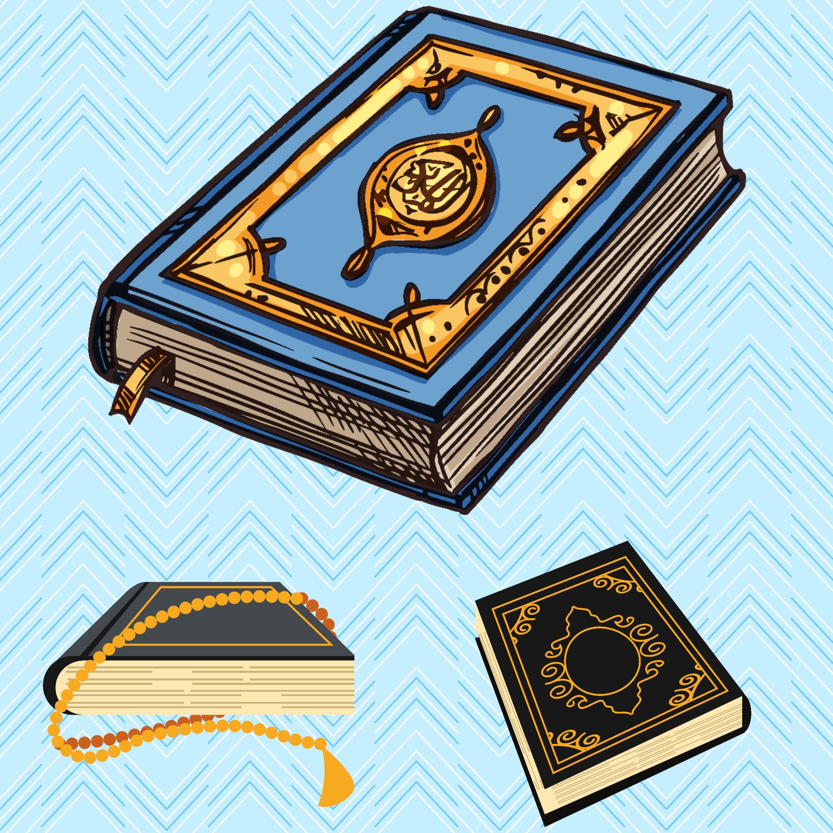 Quran Stickers, Quran Clipart, Quran Victor File, Quran Kareem, Quran