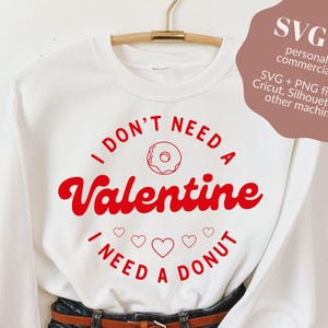 Valentinstag SVG, Valentinstag Sweatshirt, Valentinstag SVG, Valentinstag Shirt, Donut svg, Xoxo Sweatshirt, Valentinstag Shirt, Valentinstag Shirt
