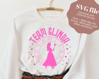Glinda SVG, Wicked SVG, wicked png, maglietta wicked, mago di oz Wicked musical, maglietta Ariana, maglietta glinda, maglietta elphaba, felpa wicked