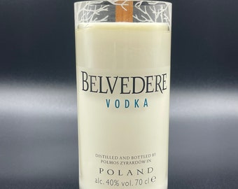 Vintage Belvedere Vodka JAMES BOND 007 Frosted Silver Trees 