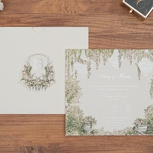 Faire-part de mariage blanc Cartes de mariage minimalistes Modèle d'invitation Carte d'invitation de baptême