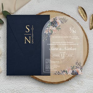 Rose Detaillierte Hochzeitseinladung Hochzeitseinladungskarte Elegante Einladung zur Hochzeitseröffnungsfeier