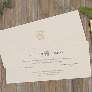 Carta d'invito per evento color crema, invito per matrimonio, invito per battesimo, biglietti d'invito