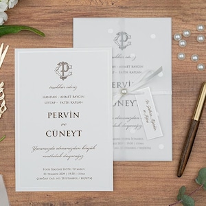 Cartes d'invitation de mariage blanches Modèles d'invitations uniques Cartes d'invitation pour anniversaire Baptême