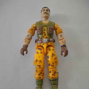 GI Joe ARAH 1986 Clyamore Special Mission Brazilië (v1) met pistool. Lees de beschrijving voor de staat.