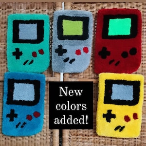 Game Consoles style Handmade Tufting Rug / Mini wall art