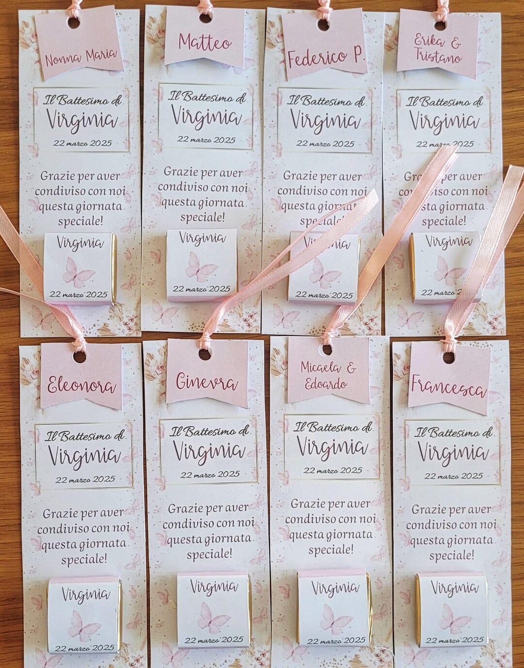 Personalized Place Cards With Chocolates - Etsy