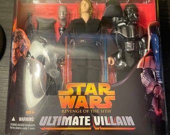 Star Wars Revenge of the Sith- Ultimate Villain Action Figure (Anakan to Darth Vader) in box.