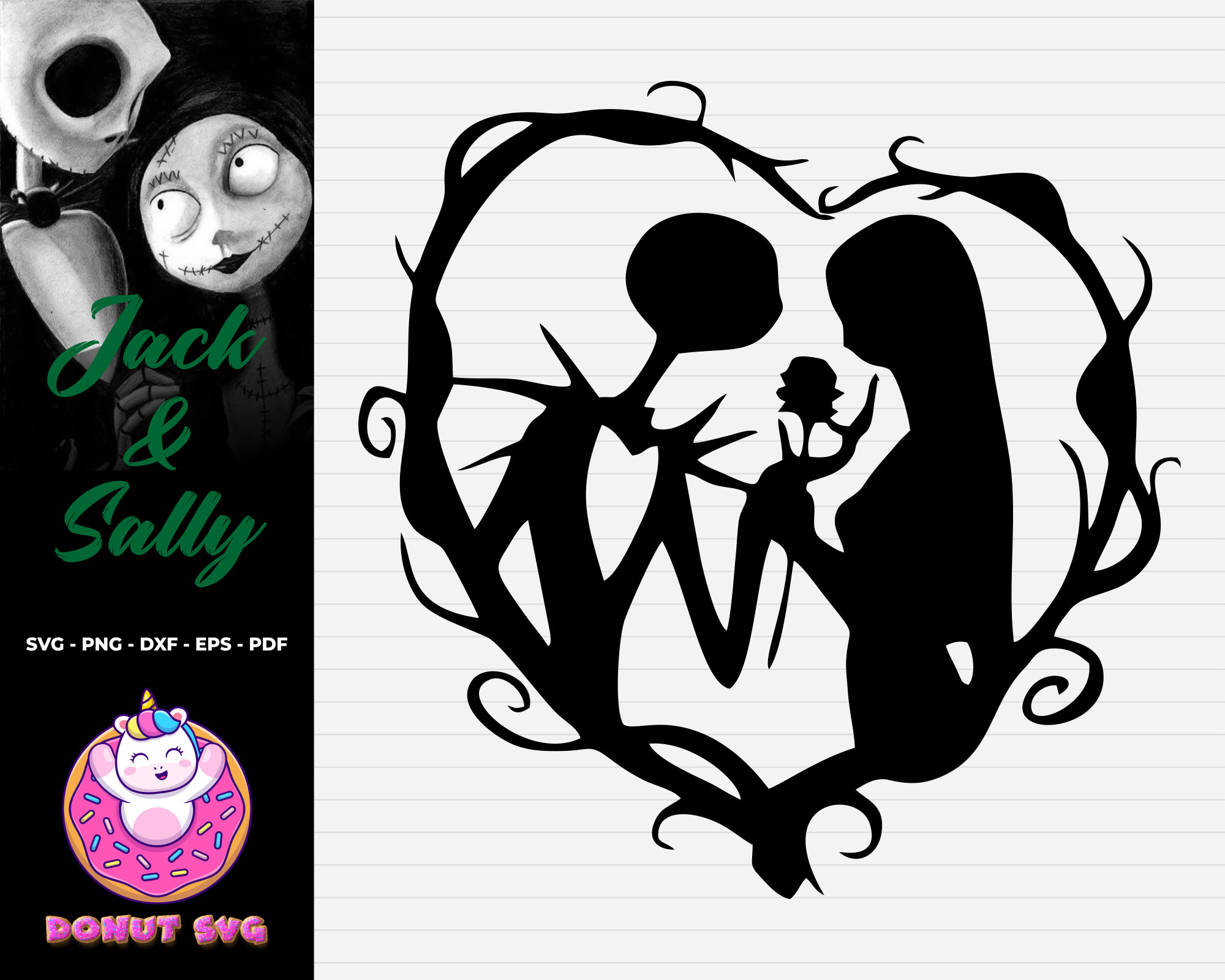 1. Jack and Sally Heart Tattoo Designs - wide 1