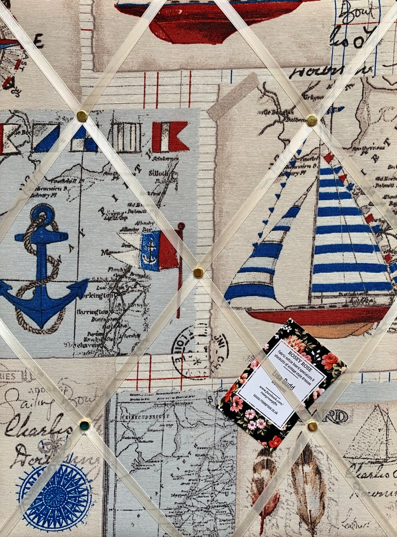 Textails Boards Bespoke Handcrafted Lightly Padded Fabric Notice Bulletin Memo Board ...