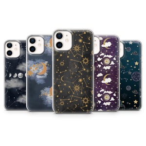Stars Phone Case Universe Cover voor iPhone 16E, 15, 14, 13, 12 Samsung S25, S24Fe, S23Ultra, A56, A15 Pixel 9A, 9Pro XL, 8A, 8Pro, 7A, 6A
