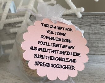 Etiqueta de regalo a favor