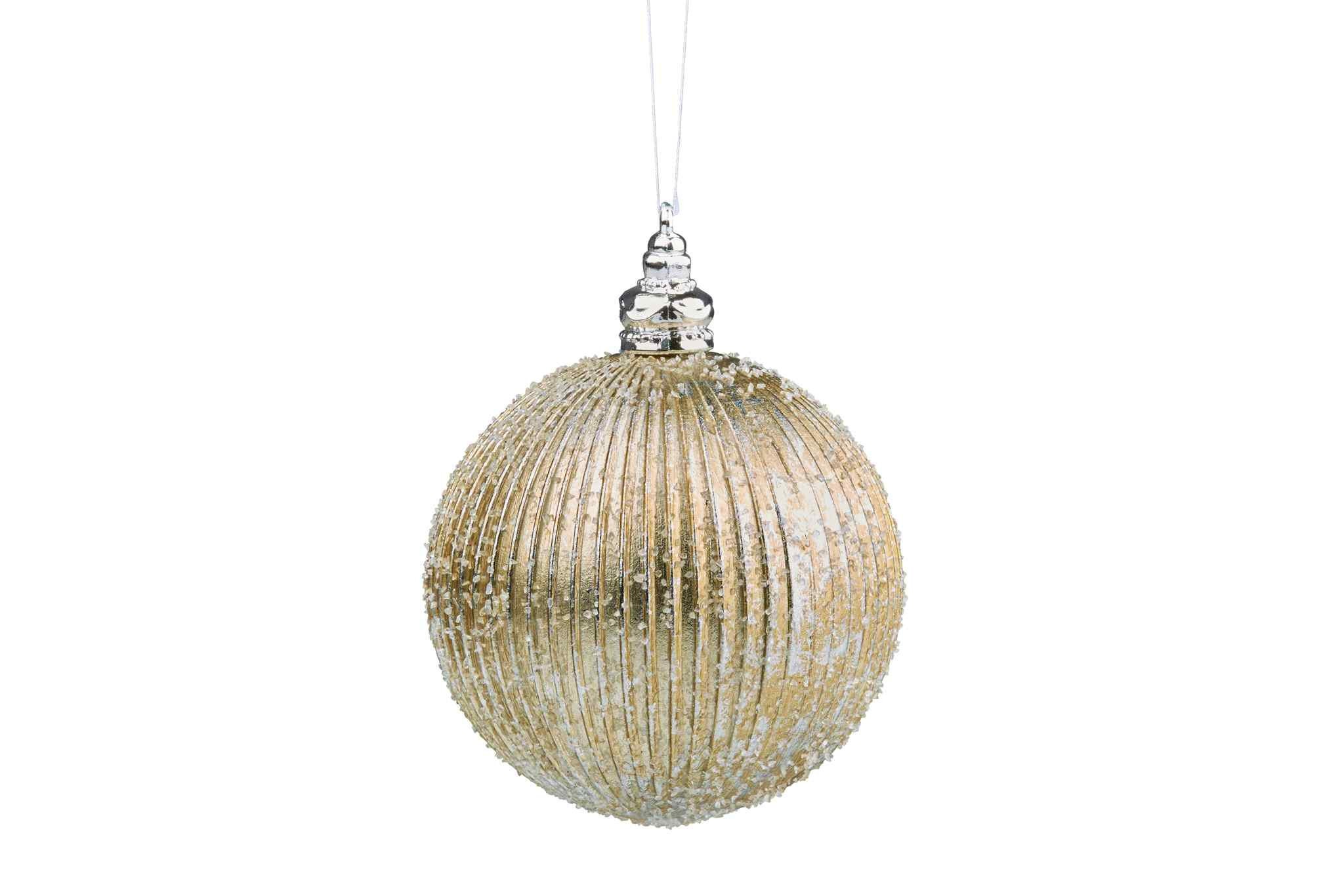 White Christmas Glass Ball With Silver Branches,glitter Xmas