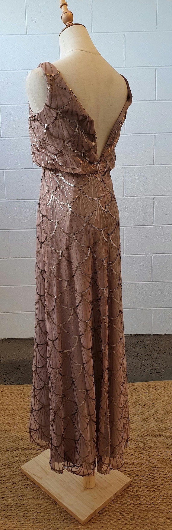sorella vita junior bridesmaid dresses Buy Bronze Sequin Dress, US 14J Online in India nature inspired bridesmaid dress Allure Beaded Wedding Dress Size:XS / US 4