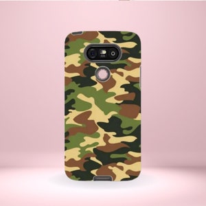 LG ARMY Camouflage Print Phone Cover Tough Case, G7, G6, G5, and V30