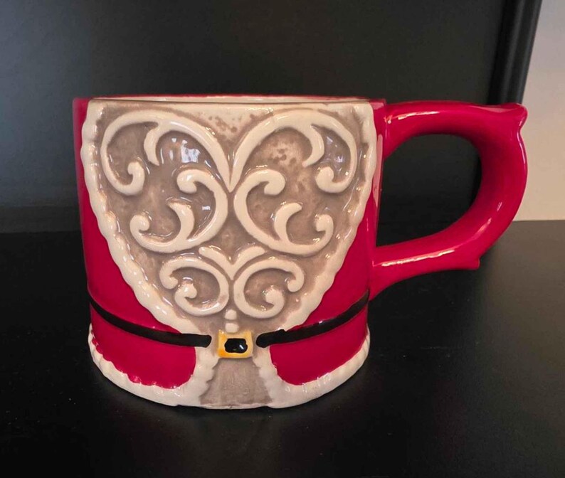Christmas Nutcracker Ceramic Mug Set | 3 Stackable Holiday Coffee Cup Tower| Christmas Ceramic Mugs Tower Gift Decor