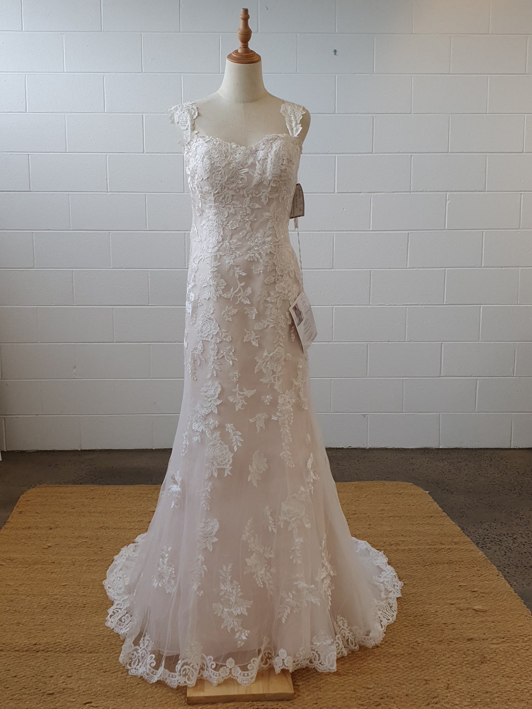 mother of the bride champagne dress Dresses Sleeveless Embroidered Lace Moth Casual Linen Dress, Linen Size:AU8 US4 SCH006373_PAT_S