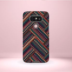 LG Multicolor Chevron Phone Cover Tough Case, G7, G6, G5, and V30